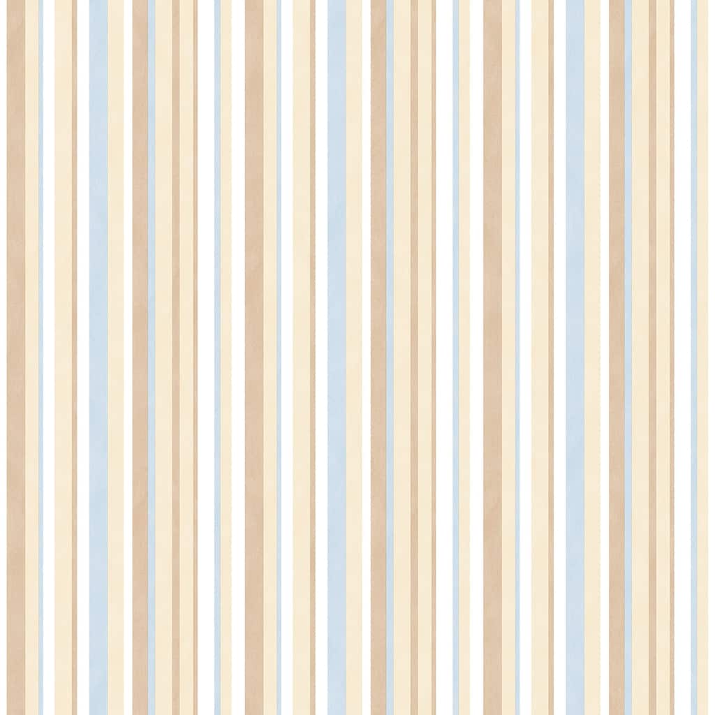 Galerie Wallcoverings Just 4 Kids 2 Multi-Color Stripe Non-woven Matte Wallpaper Roll