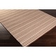 preview thumbnail 14 of 26, Hand-Woven Lothian Stripe Reversible Wool Area Rug - 8' x 11'