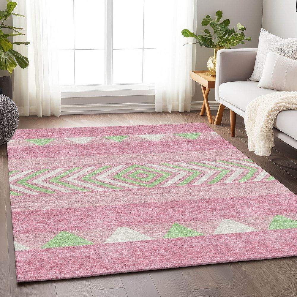Premium Washable Super Soft Southwest Ombre Mayfield Rug