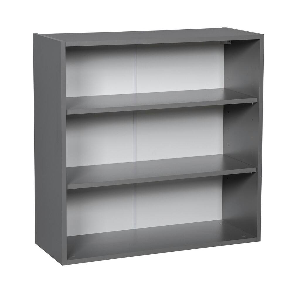 27" x 30" Wall Cabinet-Double Door-Grey - 27 x 30 x 12