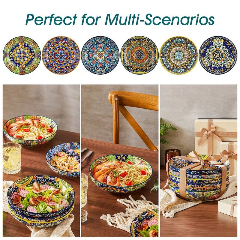 Vancasso SIMI Charming and Perfect Porcelain Serving Bowl Set