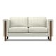 preview thumbnail 15 of 15, WYNDENHALL Hillcrest Modern, Contemporary 62 inch Wide Sofa in Genuine Leather