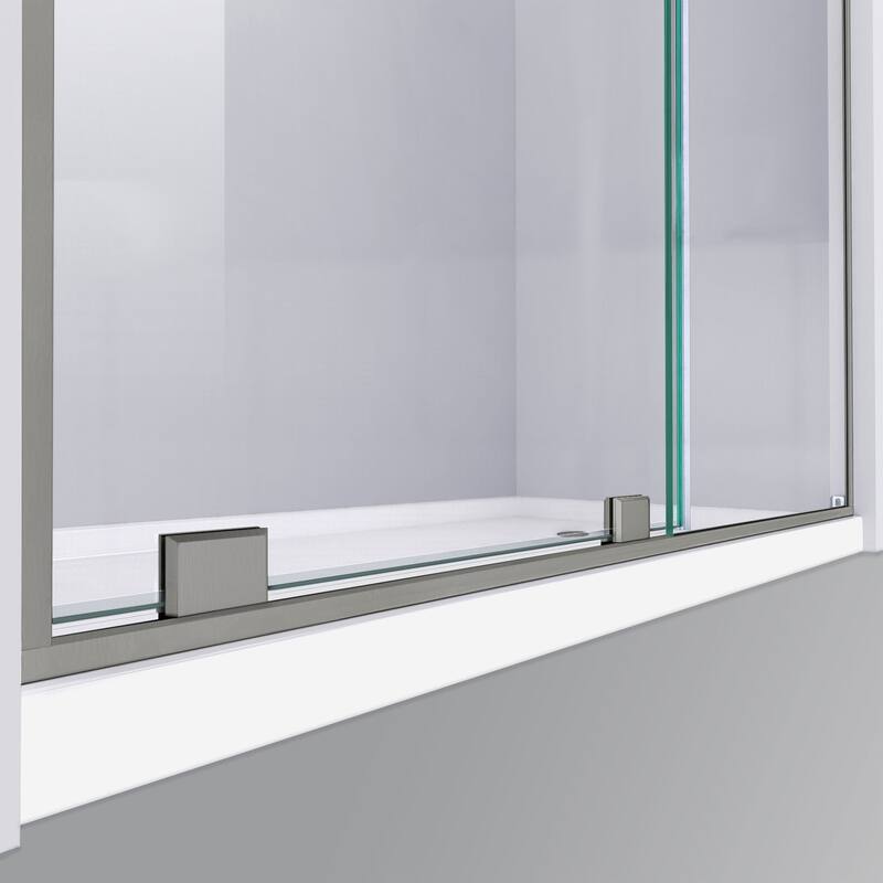 DreamLine Mirage-Z 56-60 in. W x 72 in. H Frameless Sliding Shower Door - 56" - 60" W