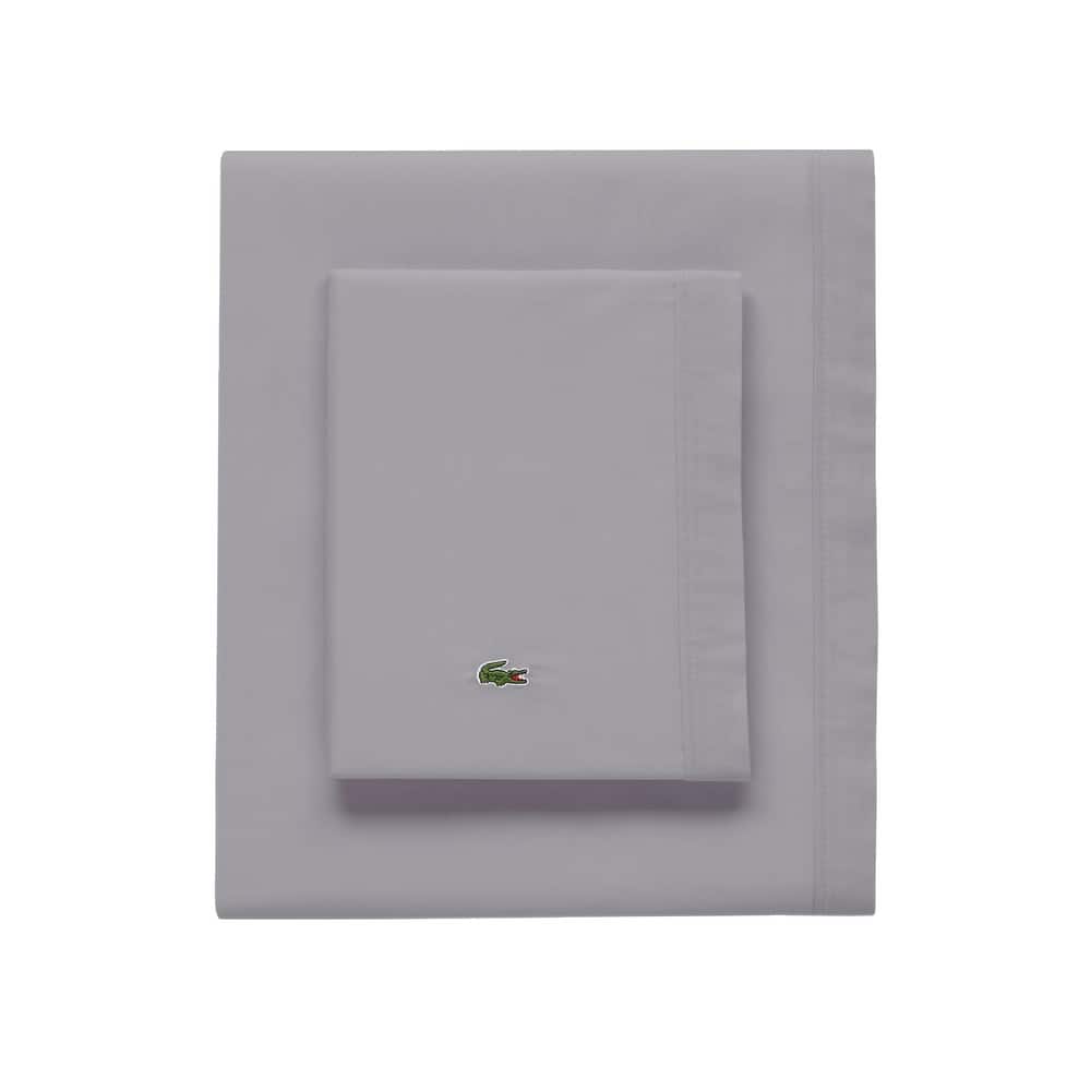 Lacoste Percale Cotton Crisp Feel Solid Sheet Set