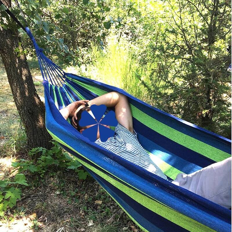 Portable Camping Hammocks for Hanging Sturdy Garden - 106"L x 59"W