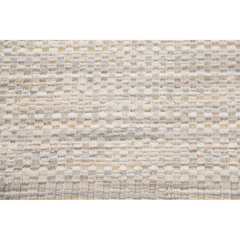 Geometric Modern Moroccan Oriental Wool Area Rug Hand-knotted - 4'8" x 7'7"