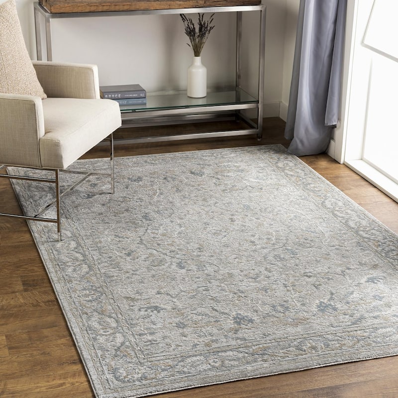 Livabliss Casual Brunswick Medallion Area Rug - 2'7" x 3'11" - Grey