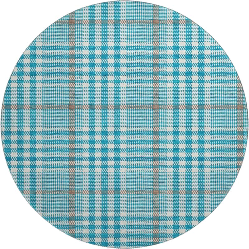 Premium Washable Super Soft Modern Plaid Mayfield Rug