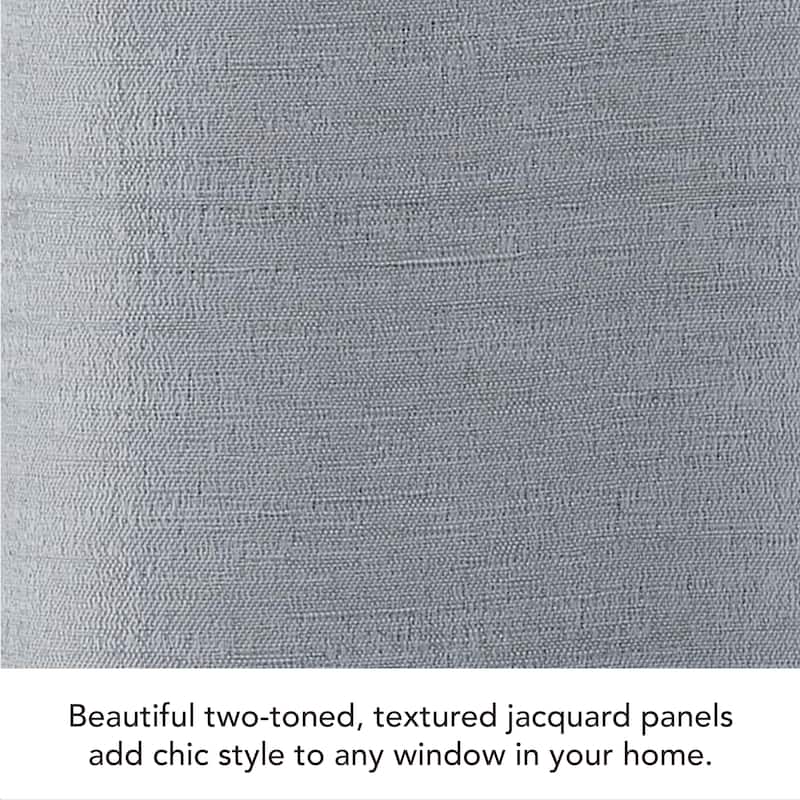 Creative Home Ideas Tobie Blackout Window Curtain, Room Darkening, Thermal Insulated, Back Tab. Set of 2 Panels with 2 Tiebacks