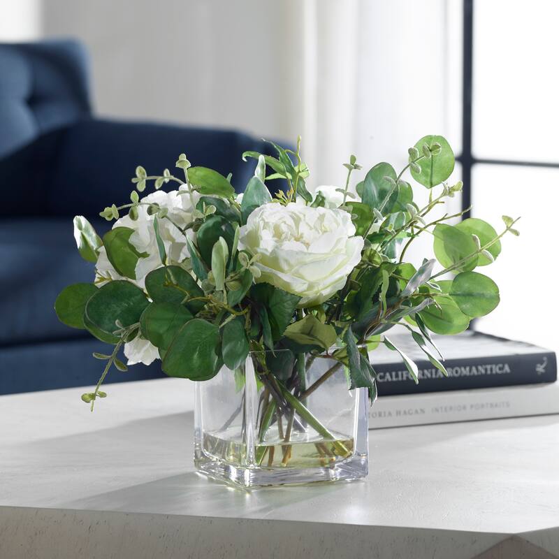 Uttermost Rosewood Garden Bouquet - 16"W x 13"H x 14"D