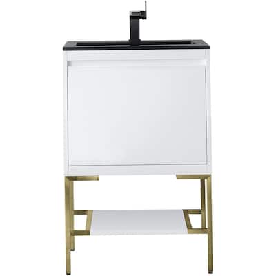 James Martin Vanities 805-V23.6-CB-CH Mantova 24" Single Basin Poplar