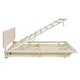 preview thumbnail 10 of 58, Velvet Platform Bed with LED Lighting and Storage, Queen Size