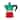 Bialetti Moka 3-Cup Express Tri Color Espresso Maker, Green/Red