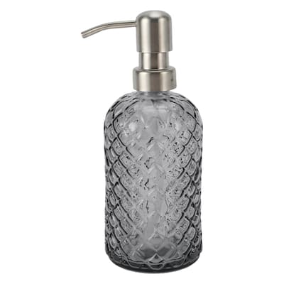 Simple Cylindrical Soap Pump Dispenser for Bath 400ml 1 Pcs