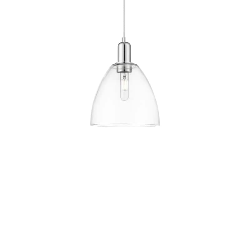 Innovations Lighting 716-1P-13-9 Bristol Pendant Bristol 9" Wide Mini - Polished Chrome / Clear
