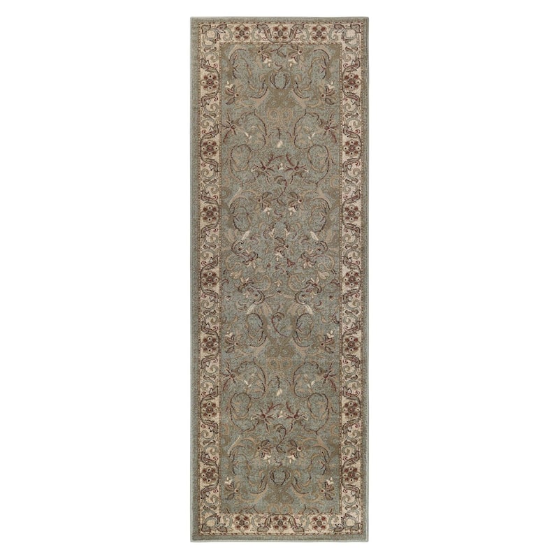 Superior Heritage Traditional Floral Scroll Indoor Area Rug