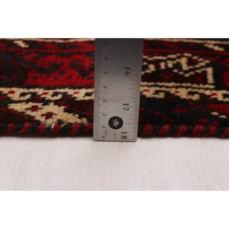 ECARPETGALLERY Hand-knotted Melis Red Wool Rug - 7'5 x 10'8