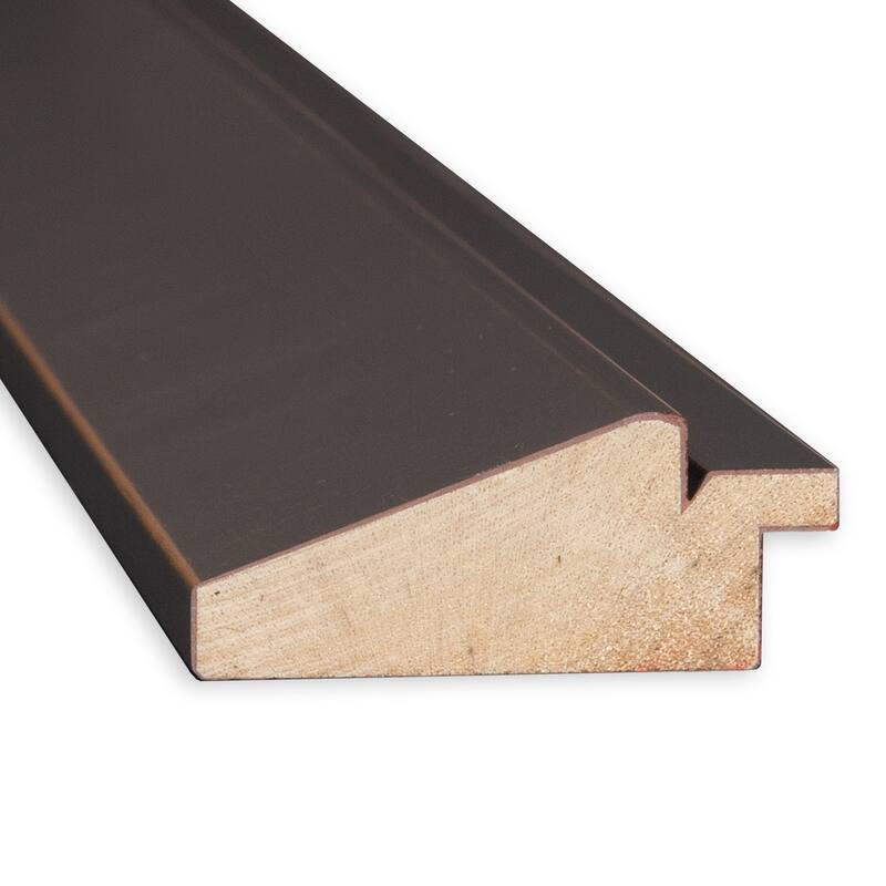 Beveled Wood Bathroom Wall Mirror - Lara Bronze Frame - Lara Bronze