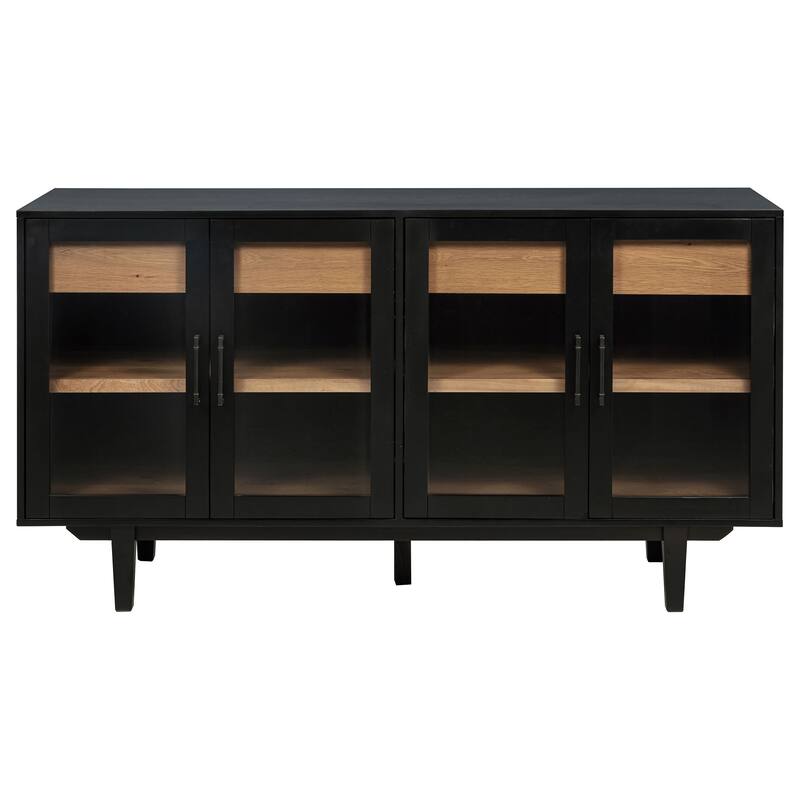 Middleton 4-door Sideboard Server with Dual Drawers - 66.25" x 18" x 36.25"