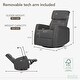 preview thumbnail 2 of 4, Evolur Maverick Power Recline Glider with Device Holder