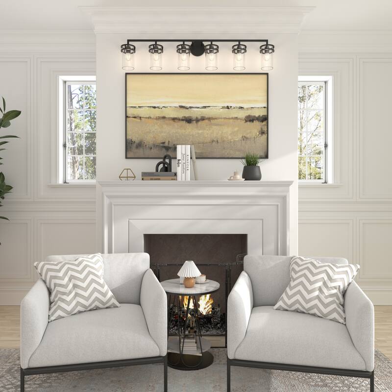 Acroma 6 - Light Dimmable Bathroom Vanity Light Product Name - Matte Black