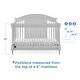 preview thumbnail 8 of 9, Juliette 6-in-1 Convertible Crib with Toddler Rail, Greenguard Gold Certified