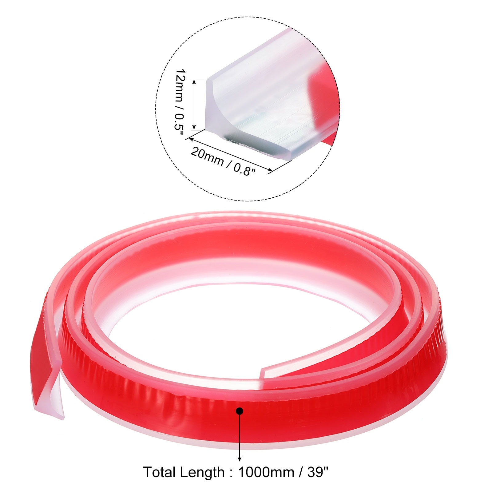 Collapsible Shower Barrier Stopper Water Splash Guard Blocker for Bathroom