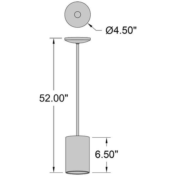 Access Lighting 29000 Pilson 4, 5" Wide Mini Pendant