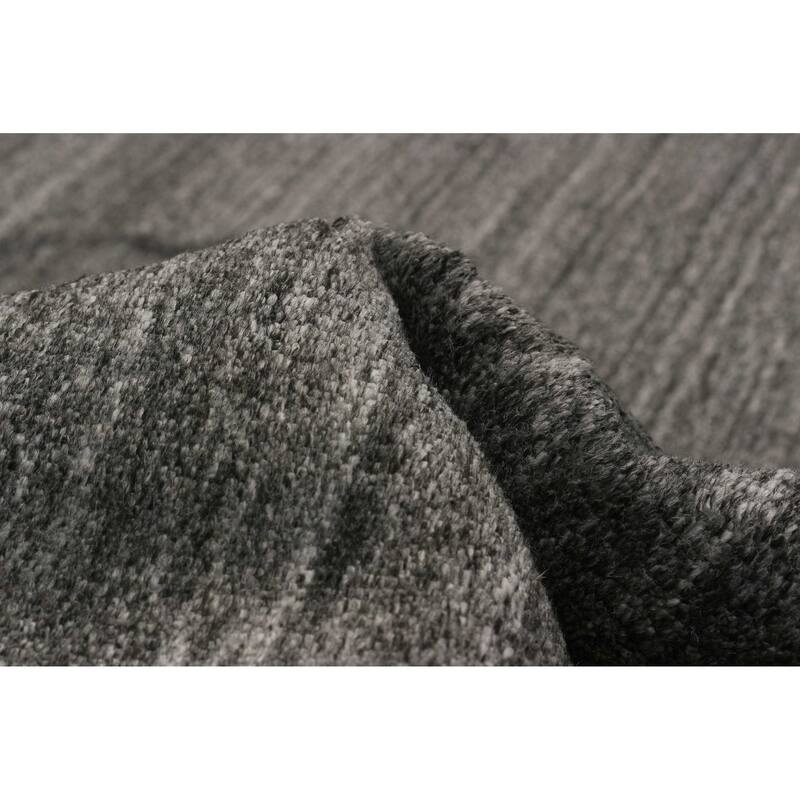 ECARPETGALLERY Hand-knotted Kashkuli Gabbeh Grey Wool Rug - 8'0 x 10'0