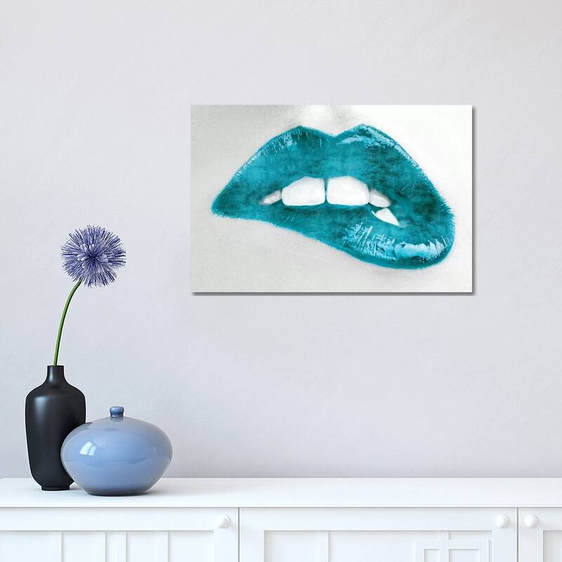 iCanvas "Luscious Teal" by Sarah McGuire Canvas Print - 12x18x1.5