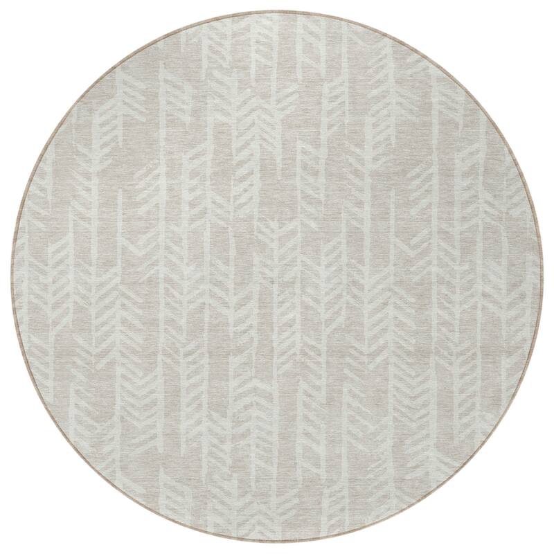HomeRoots Tribal Transitional Rectangle Outdoor Rug
