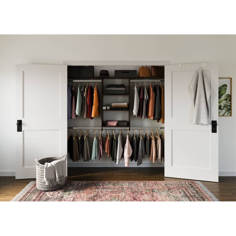 Easy Track 8 Ft. W. Hanging Plus Laminate Closet Kit