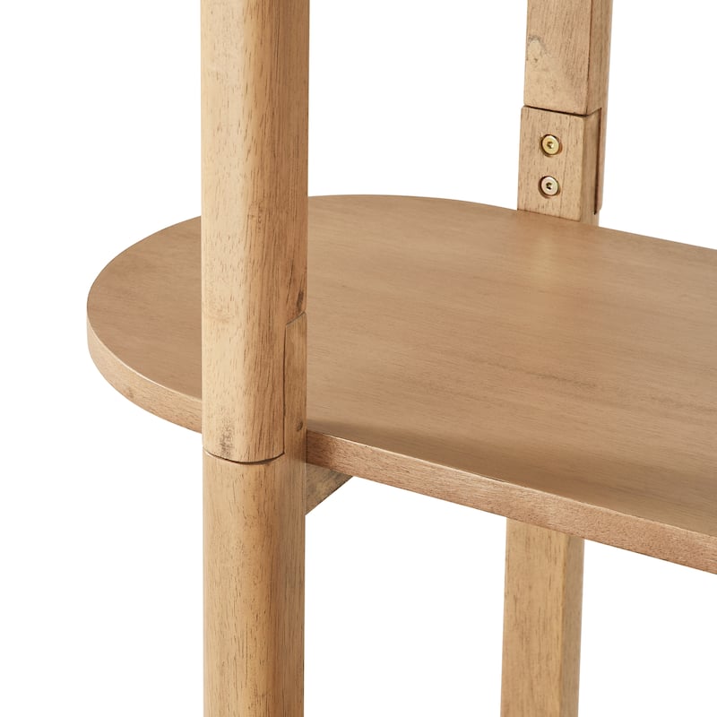 Bower Home 60" Modern Wood Bookcase - 32 W x 15 D x 60 H"