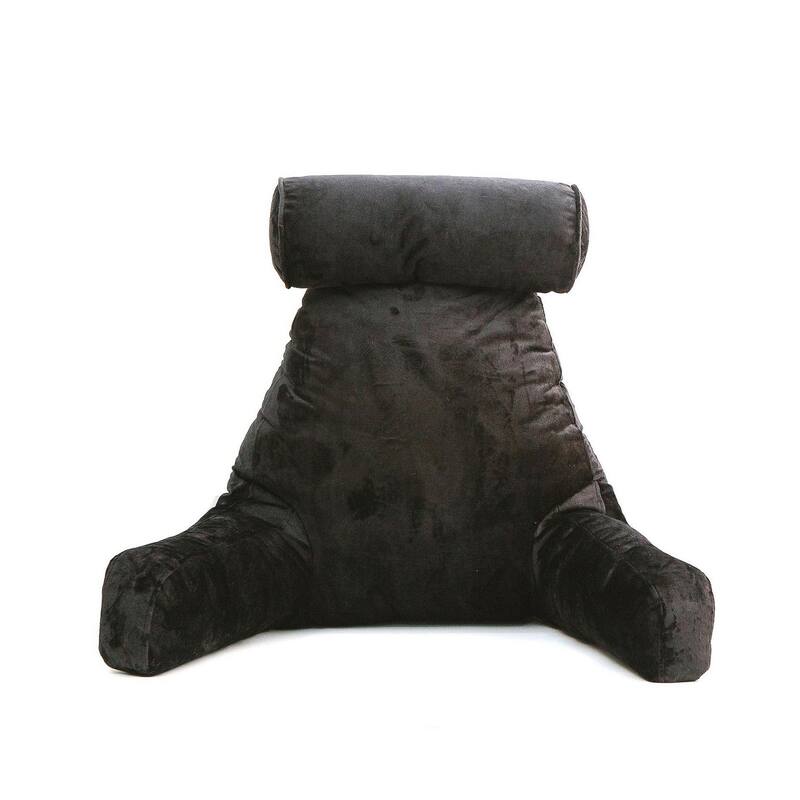Replacement Cover for Cheer Collection Extra Large TV and Reading Pillow - Black