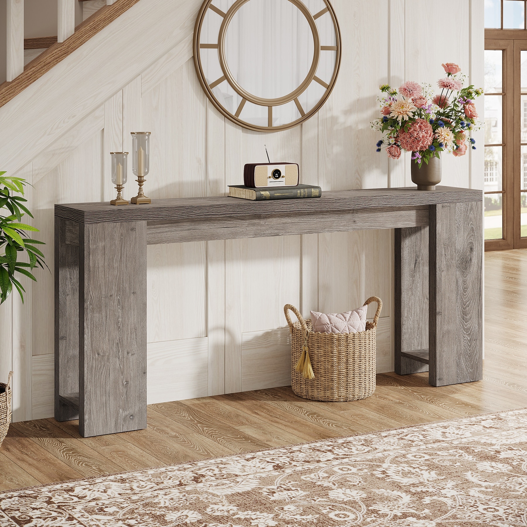 70.9 Inches Extra Long Console Table for Living Room, Hallway