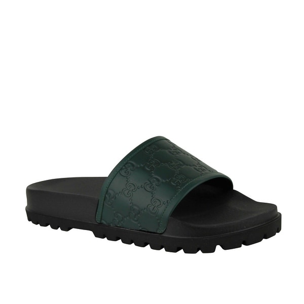 gucci green sandals