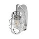 preview thumbnail 10 of 14, Hunter Starklake 1 Light Wall Sconce, Damp Rated, Industrial, Cage, Rustic