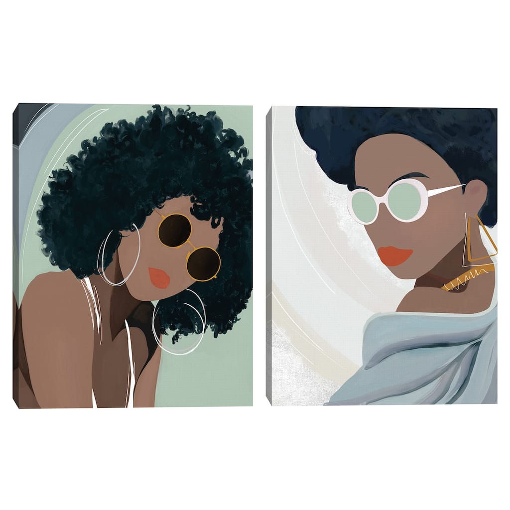 Deja & Destiny by Studio Arts Canvas Art Prints