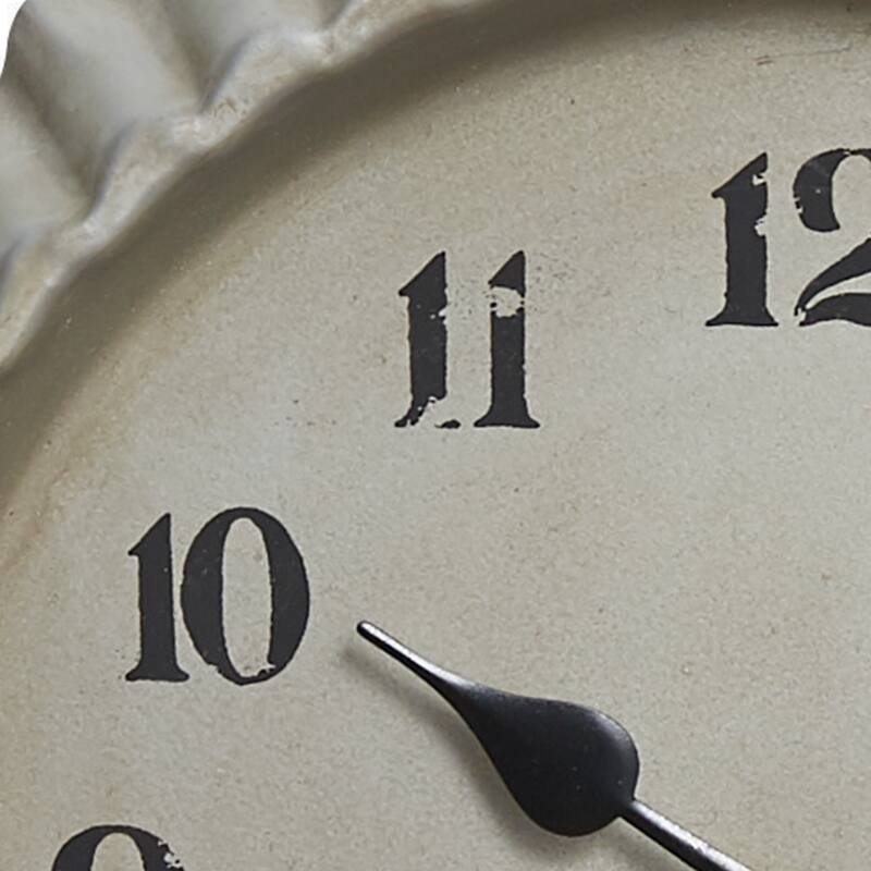 Park Designs Crimp Wall Clock - 10"H X 10W X 2"D