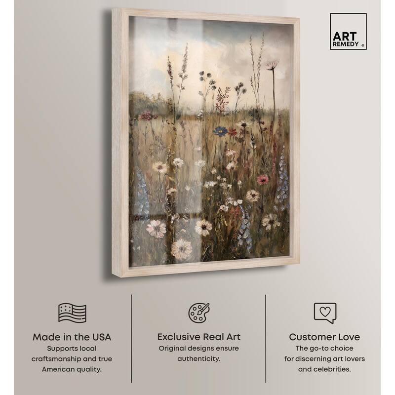 Field of Forgotten Dreams II Shadowbox by Art Remedy