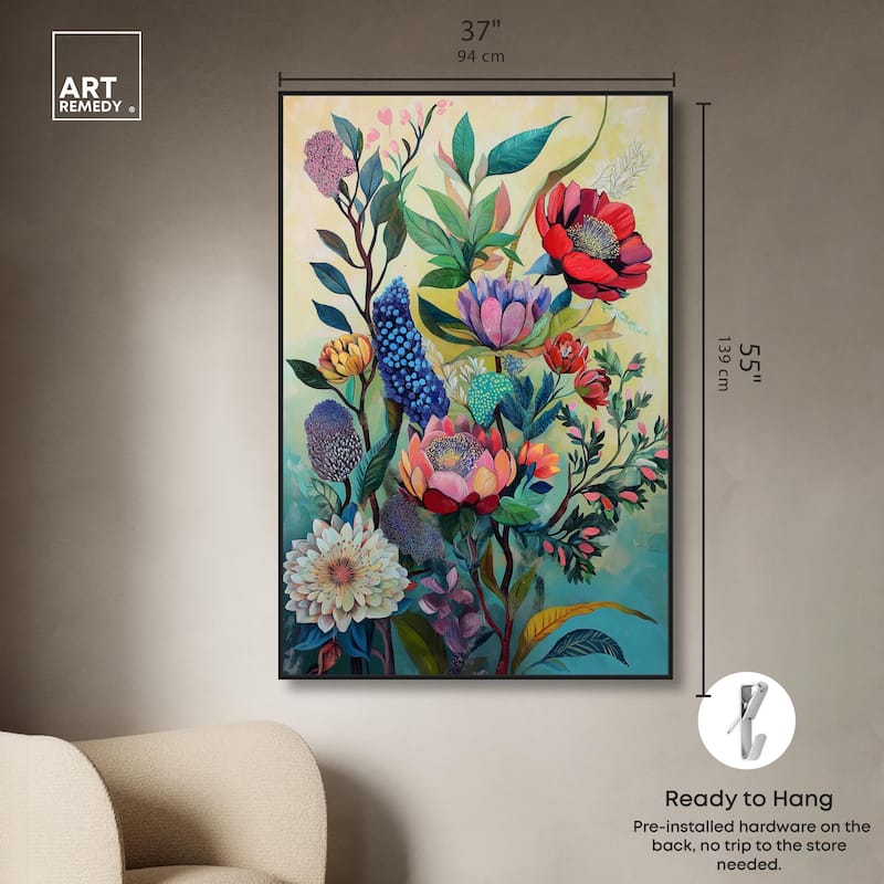 Exotic Bloom Medley II Canvas by Art Remedy