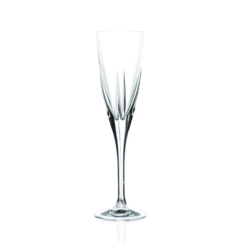 Majestic Gifts Inc. Wedding Champagne Flute Glasses - 5.75oz, Set/6 - 2.3"
