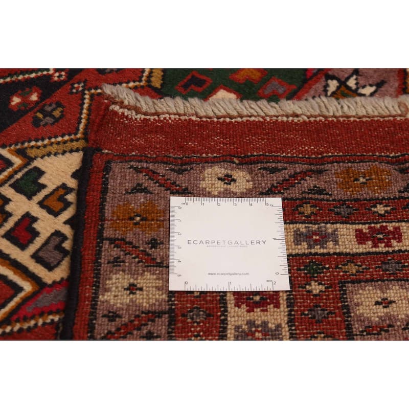 ECARPETGALLERY Hand-knotted Melis Dark Copper Wool Rug - 4'1 x 5'5
