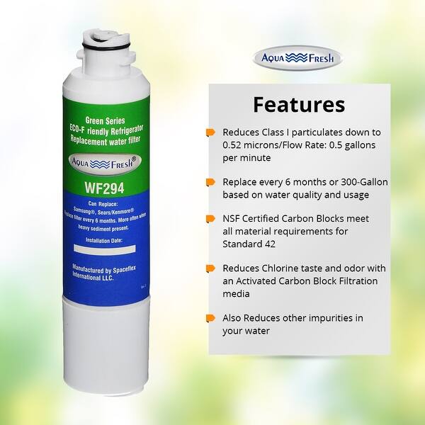 Shop Replacement Water Filter For Samsung Rh22h9010sr Aa Refrigerator Water Filter By Aqua Fresh 6 Pack Green Overstock 21359913