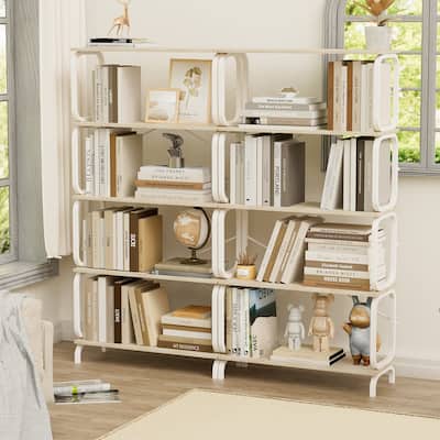 5 Tier Large Book Shelf, Bookcase Home Office Open Bookshelf,Shelves for Living Room, Office Shelf