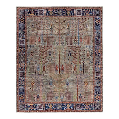 Serapi One-of-a-Kind Hand-Knotted Area Rug - Brown, 8' 0" x 9' 9" - 8' 0" x 9' 9"