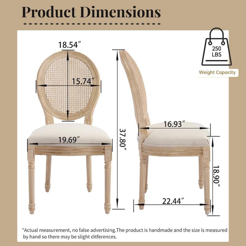 Upholstery Dining Chairs Set of 2