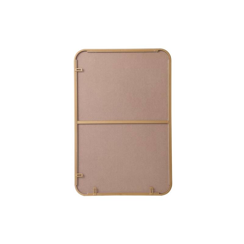 Ezra Soft Corner Metal Rectangular Mirror