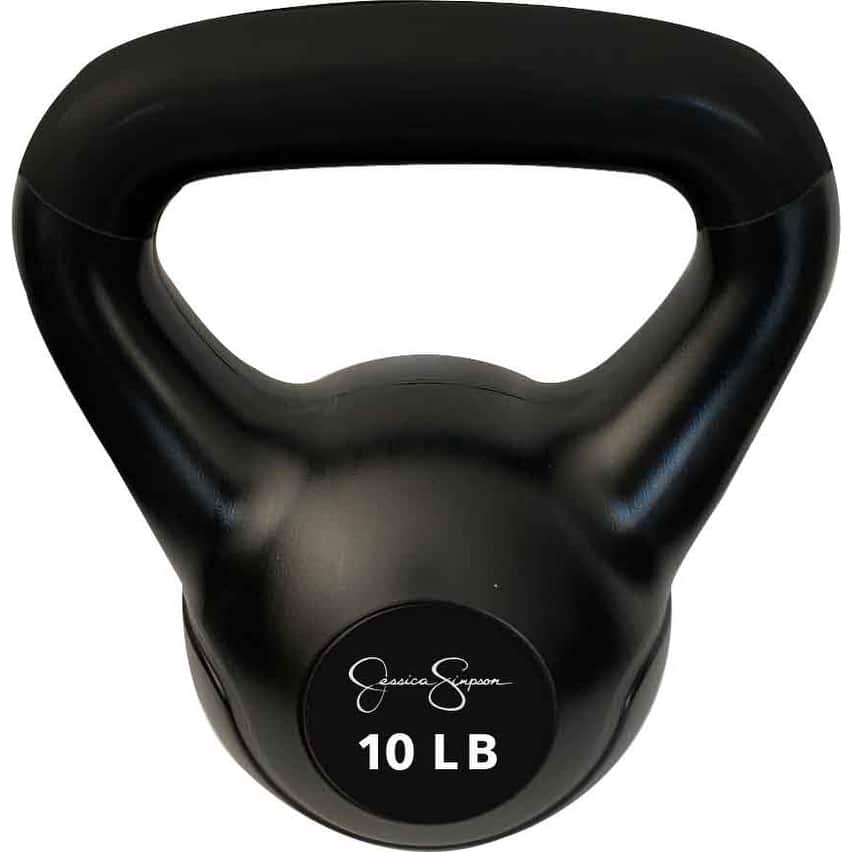 JESSICA SIMPSON Weight lifting Kettlebell