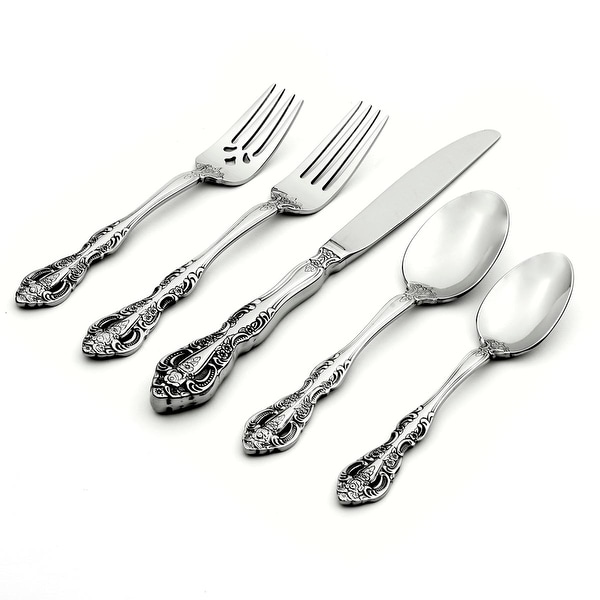 Oneida Michelangelo 45 Piece Fine Flatware Set, Service For 8 - On